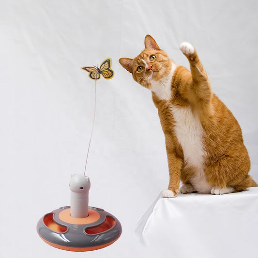 Cat Toy Electric Rotating Butterfly