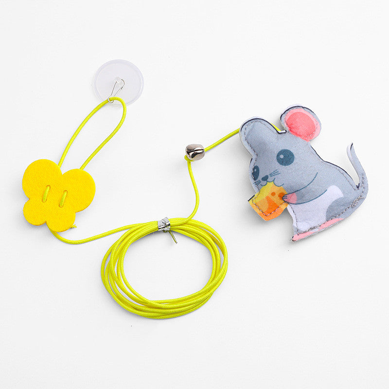 Elastic Swinging Cat Stick