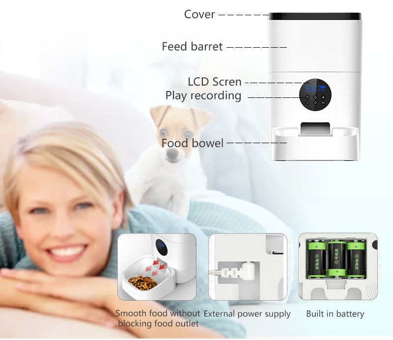 Automatic Wi-Fi Pet Feeder