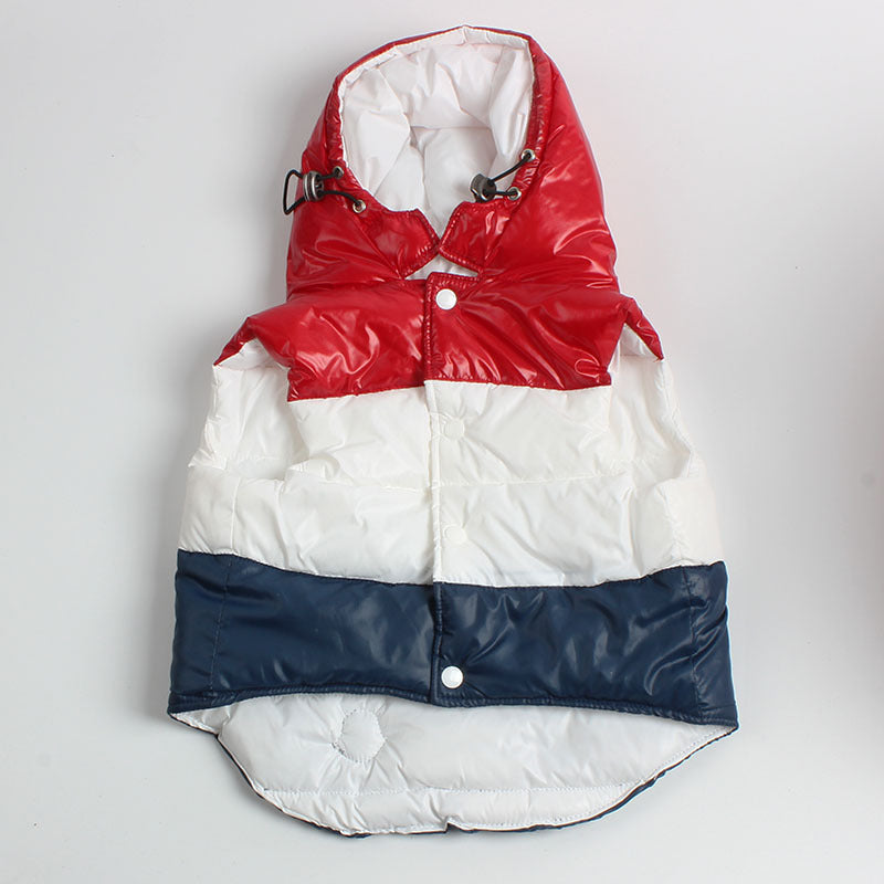 Three-color Stitching Cotton Vest