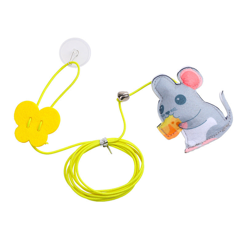 Elastic Swinging Cat Stick